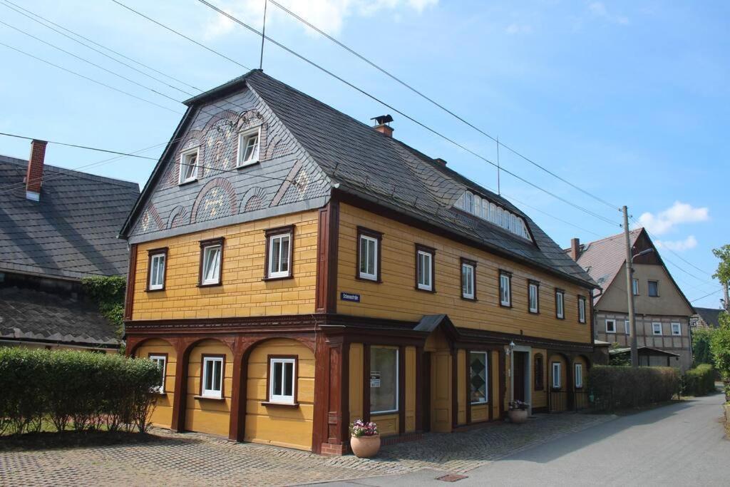 Maisonette-Fewo Fritz Mit Infrarotsauna Grosschönau Exterior foto