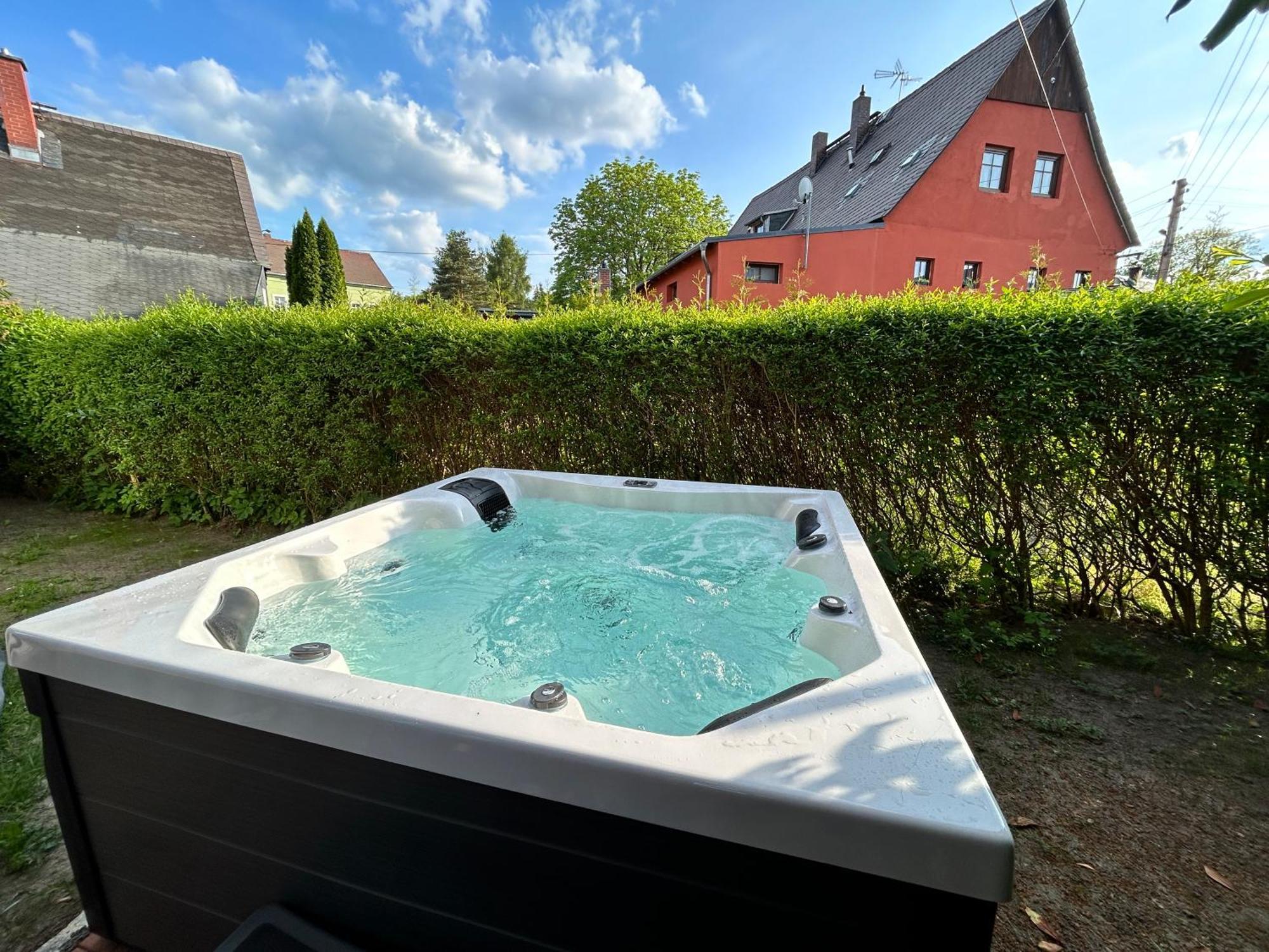 Maisonette-Fewo Fritz Mit Infrarotsauna Grosschönau Exterior foto